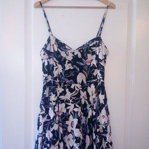 Talula Aritzia Floral Print Skate Dress